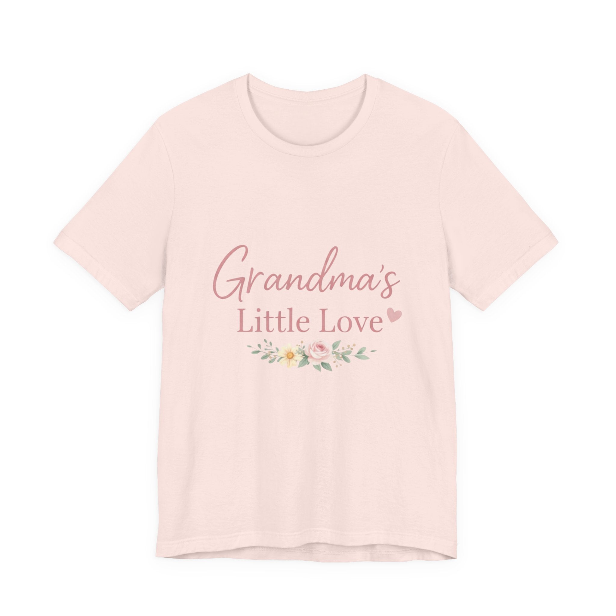 Grandma's Little Love T-Shirt — Floral Grandma Tee for New Grandmothers - Creations by Chris and Carlos