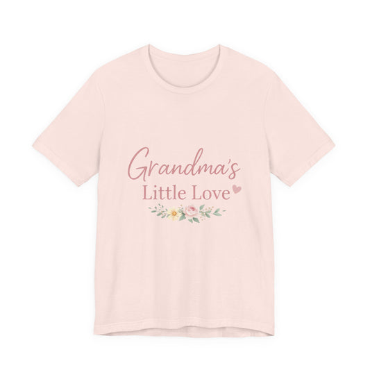 Grandma's Little Love T-Shirt — Floral Grandma Tee for New Grandmothers - Creations by Chris and Carlos