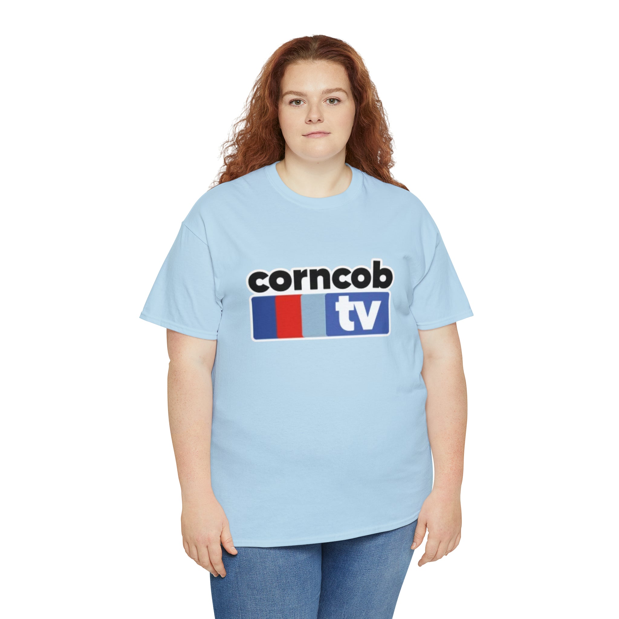 Corncob Tv- Unisex Heavy Cotton T-Shirt - Creations by Chris and Carlos