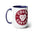 Costa Coffee- Two-Tone Coffee Mugs, 15oz