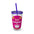 Dunkin Donuts- Inspired DunKings Tumbler with Straw, 16oz
