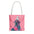Pink Watercolor Fashion Tote Bag — Elegant Woman in Flowing Dress AOP - Creations by Chris and Carlos