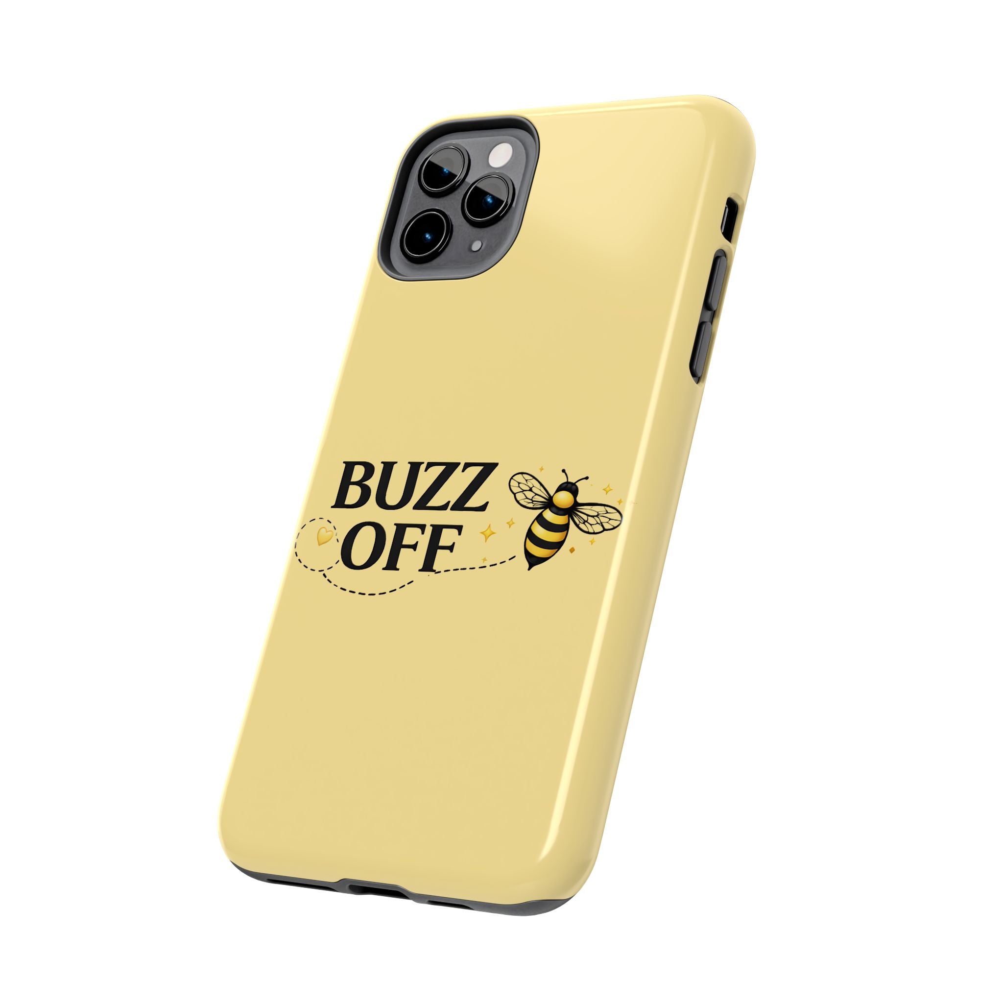 Buzz Off Bee Happy Always Phone Case - Creations by Chris and Carlos