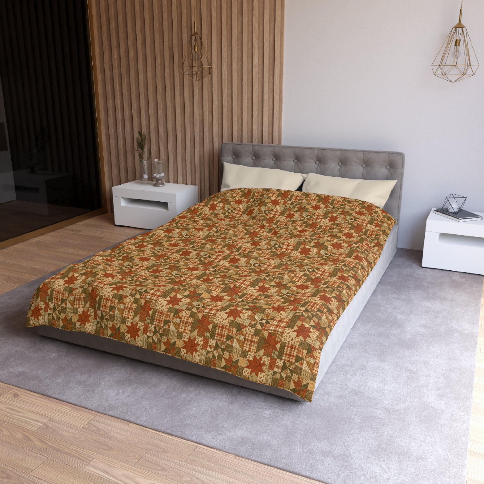 Old Soul Harvest™ Vintage Quilt Blocks Duvet Cover - Duvet Cover from Old Soul Harvest Bedding