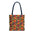 Sol y Alegría (Sun and Joy) Collection- Cactus Succulent Pattern Microfiber Blanket Soft Velveteen Throw for Home & Garden Lovers Floral Chevron Tote Bag — Bright Orange & Pink All-Over-Print Beach Shopper - Creations by Chris and Carlos