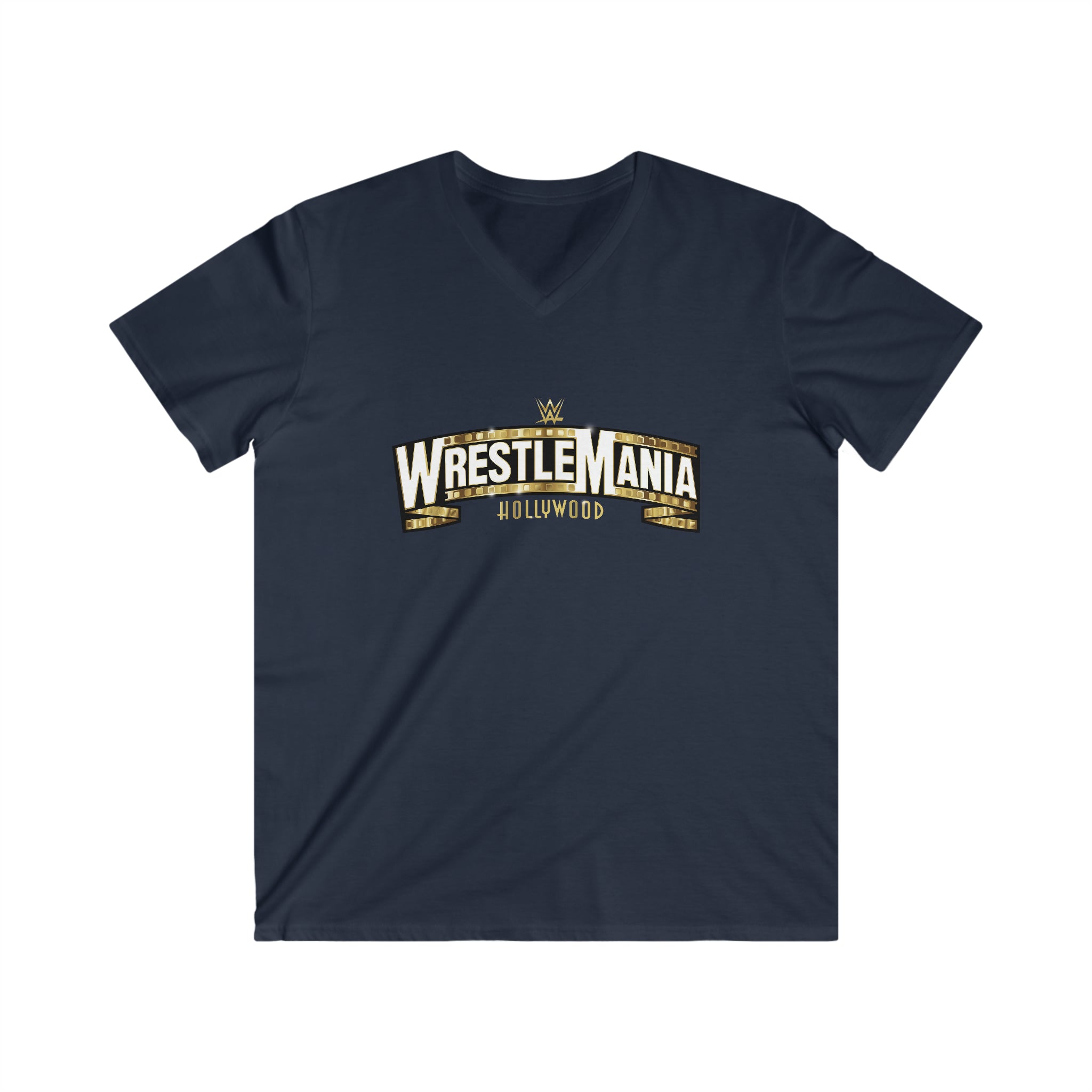 WWE Champions Logo- Unisex Fitted V-Neck Short Sleeve Tee - Creations by Chris and Carlos