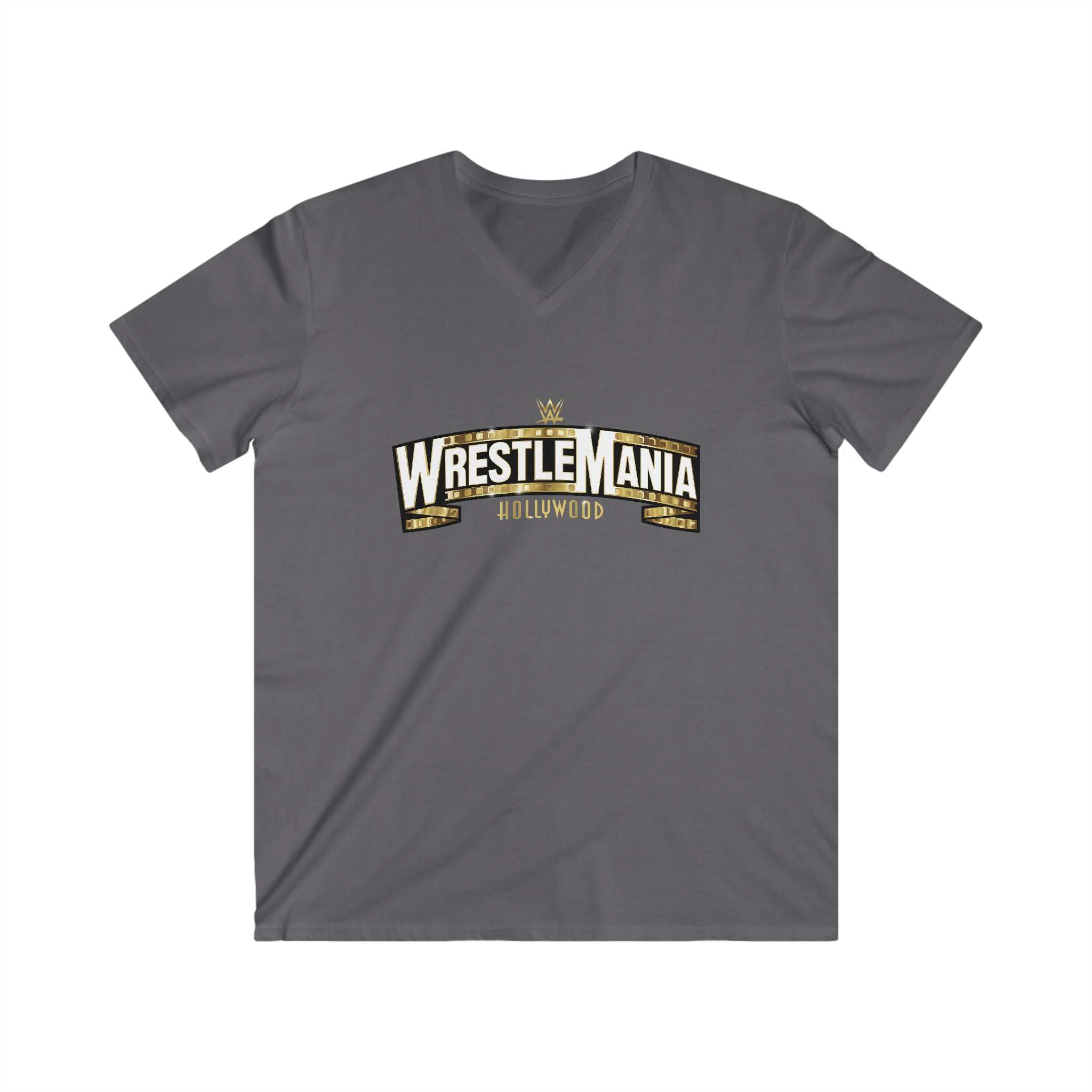 WWE Champions Logo- Unisex Fitted V-Neck Short Sleeve Tee - Creations by Chris and Carlos