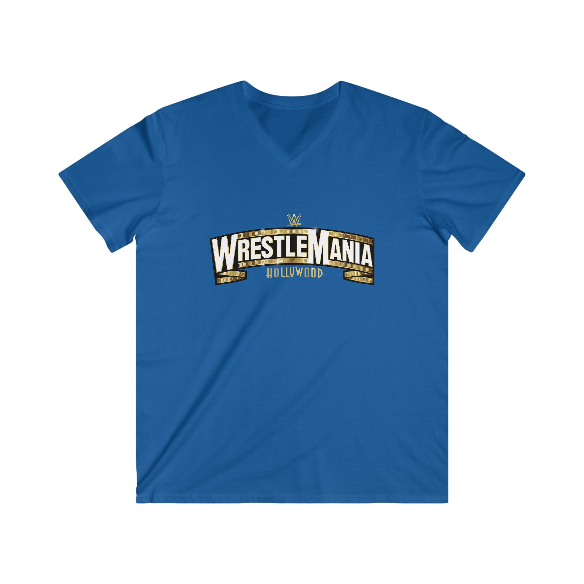 WWE Champions Logo- Unisex Fitted V-Neck Short Sleeve Tee - Creations by Chris and Carlos