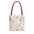 Mahjong Floral Tote Bag — Vintage Mahjong Tile Pattern All-Over Print Tote