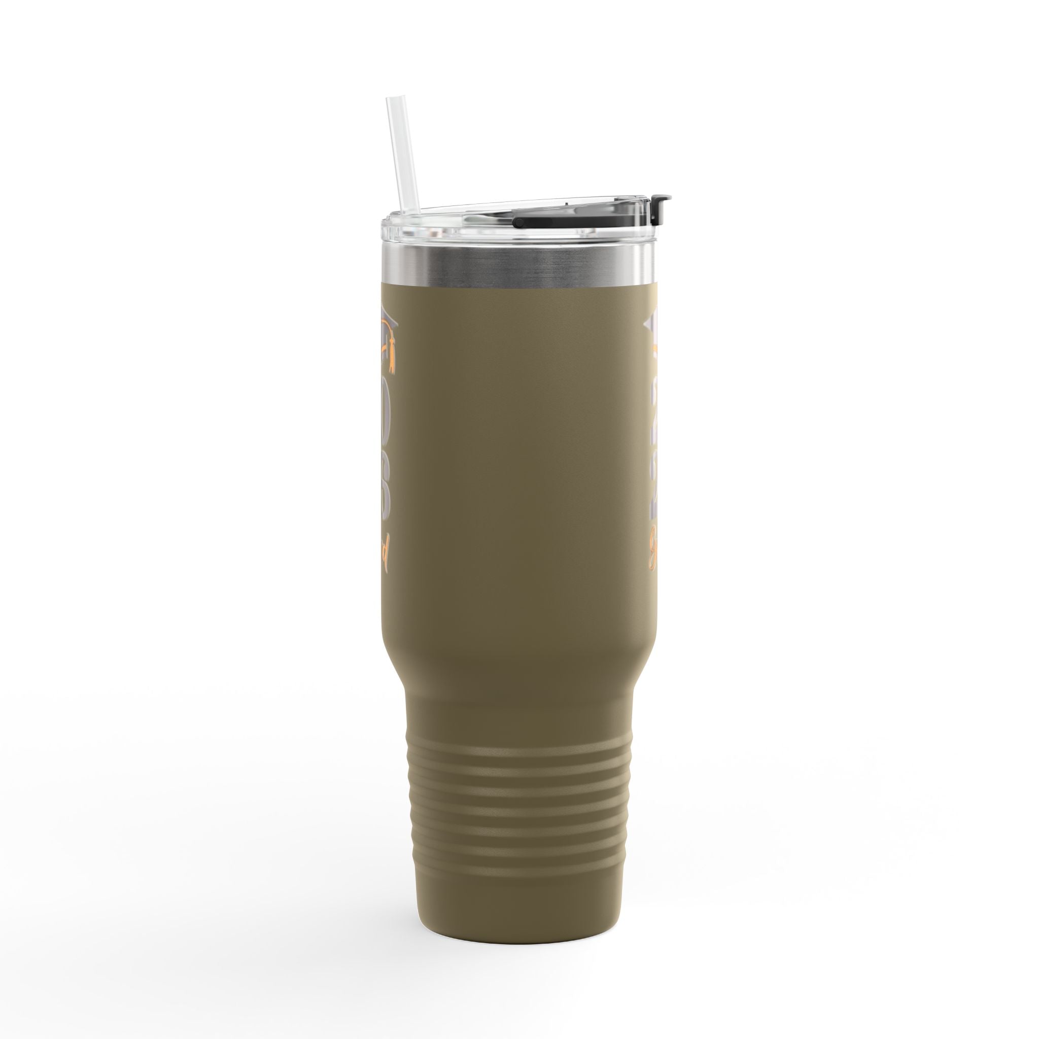 2026 Grad Insulated Travel Mug – 40oz Stainless Tumbler with Lid & Straw - Creations by Chris and Carlos