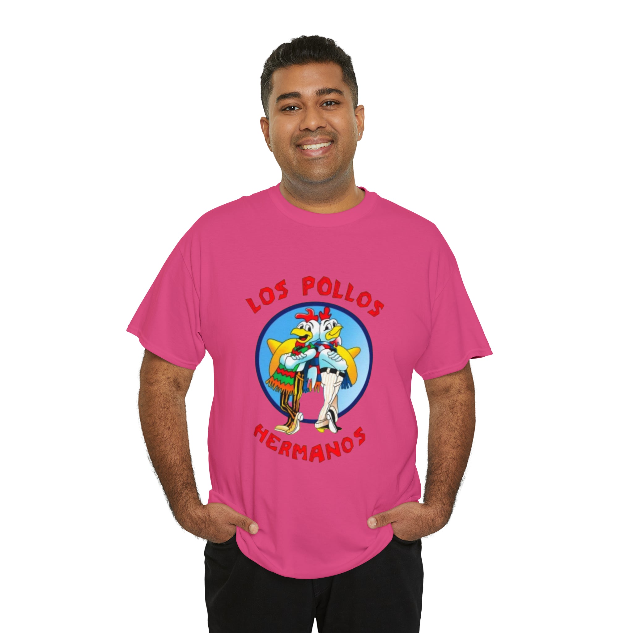 Pollos- Unisex Heavy Cotton T-Shirt - Creations by Chris and Carlos