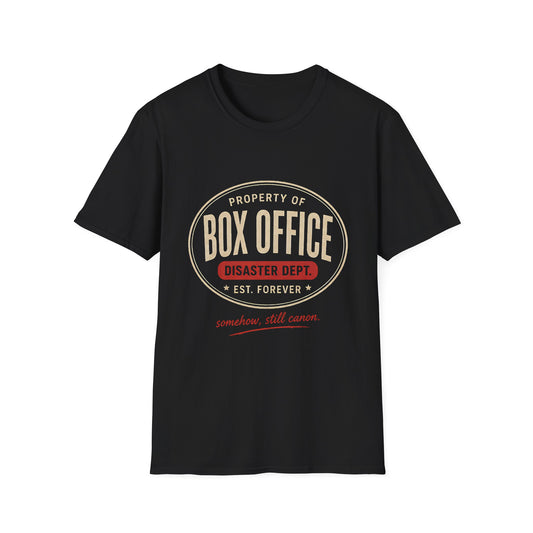 Box Office Disaster Dept. T-Shirt — Vintage Movie Crew Tee - Creations by Chris and Carlos