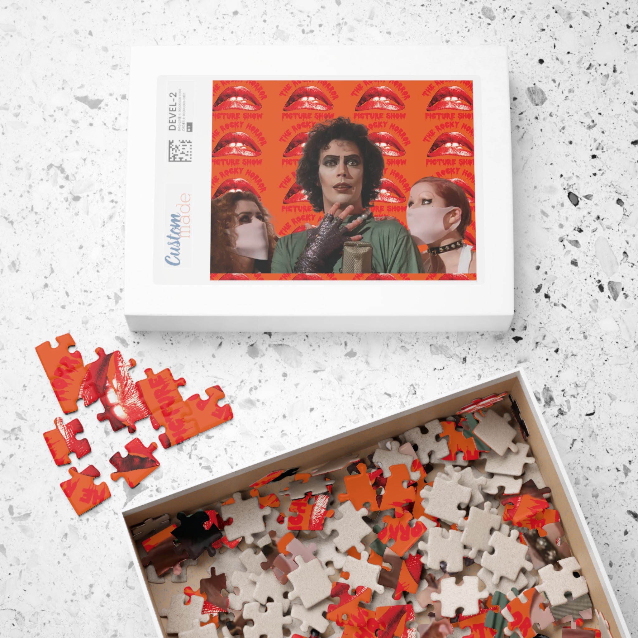 The Rocky Horror Picture Show- Orange Puzzle - Creations by Chris and Carlos