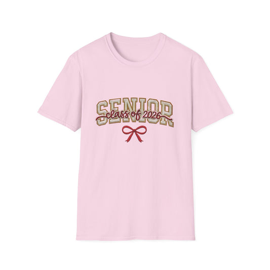 Senior Class of 2026 T-Shirt — Graduation Senior Tee with Ribbon - Creations by Chris and Carlos