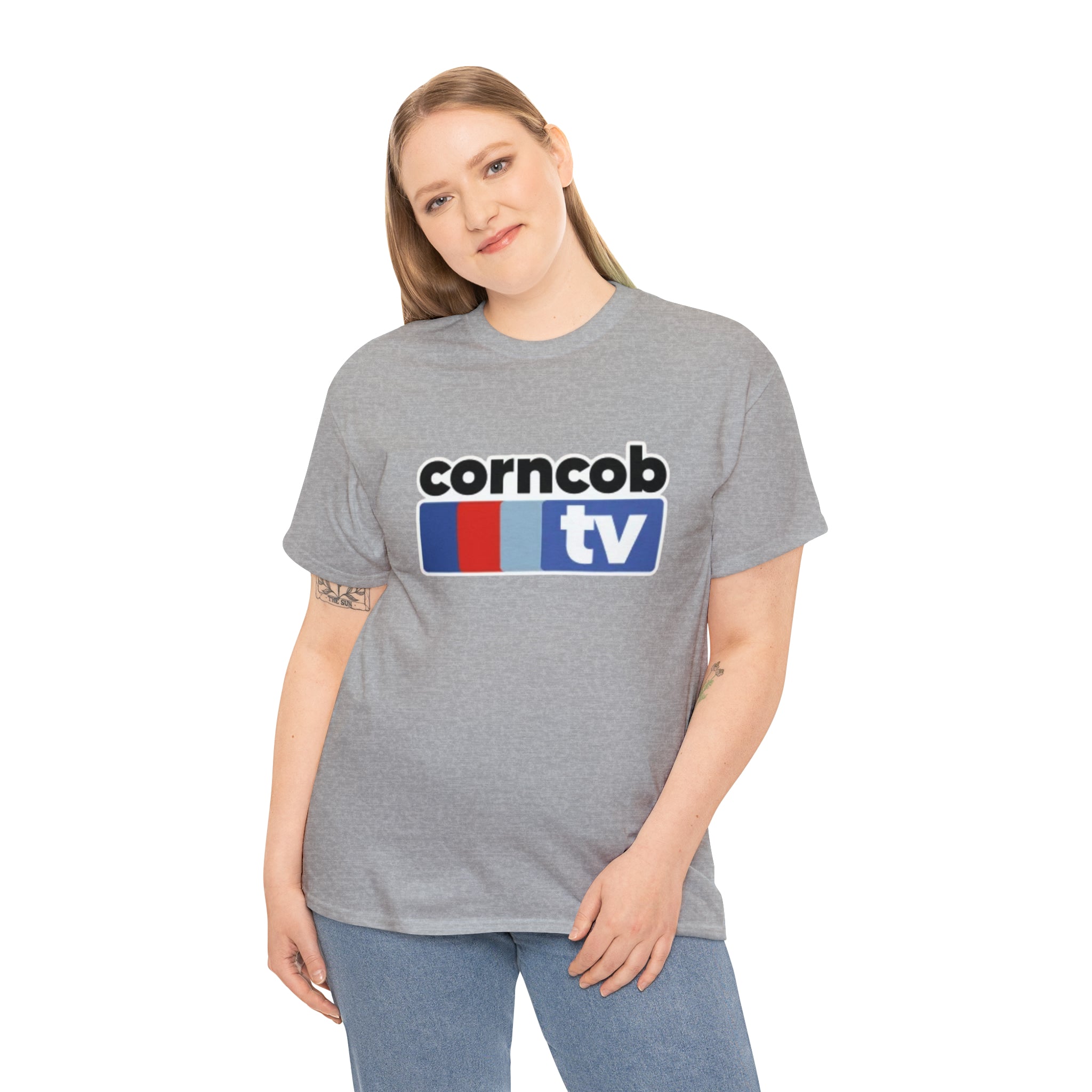 Corncob Tv- Unisex Heavy Cotton T-Shirt - Creations by Chris and Carlos