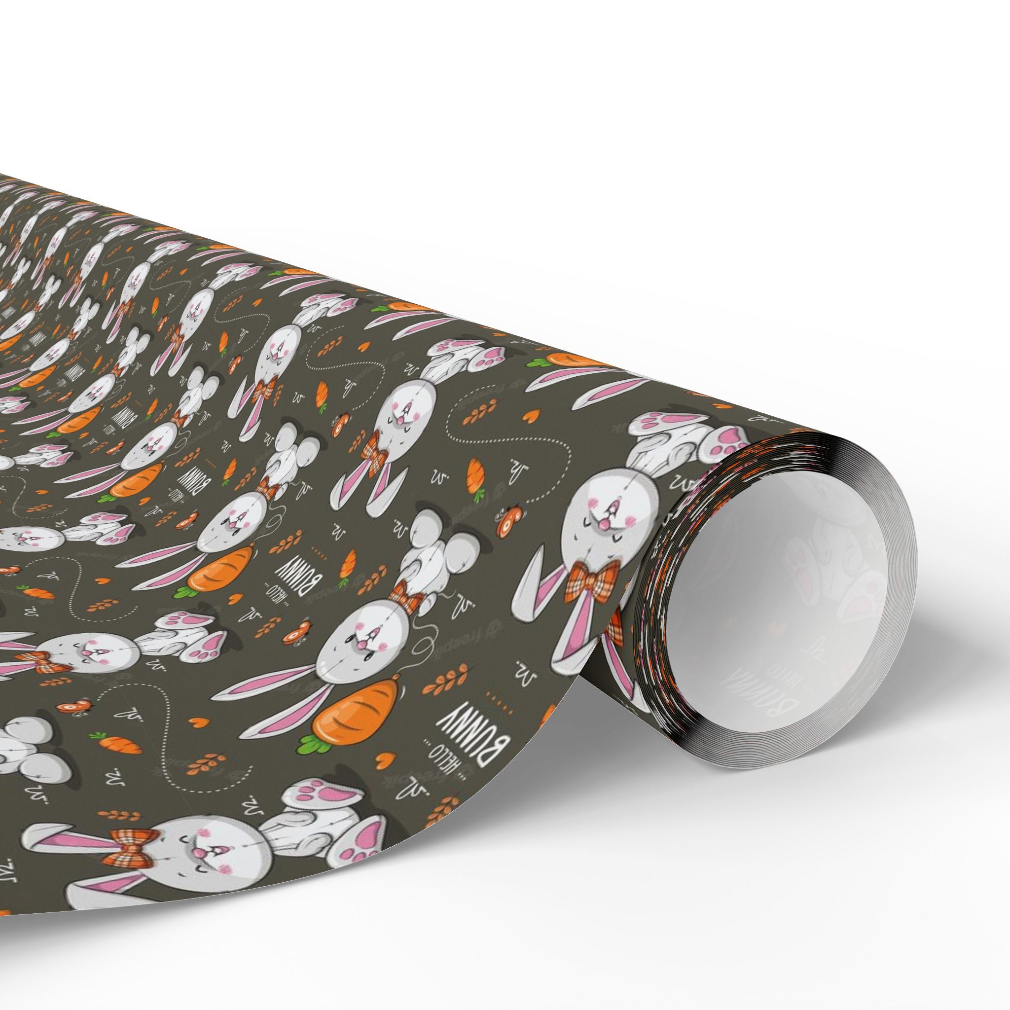 Bunny Pattern Wrapping Paper Roll — Cute Easter Gift Wrap - Creations by Chris and Carlos