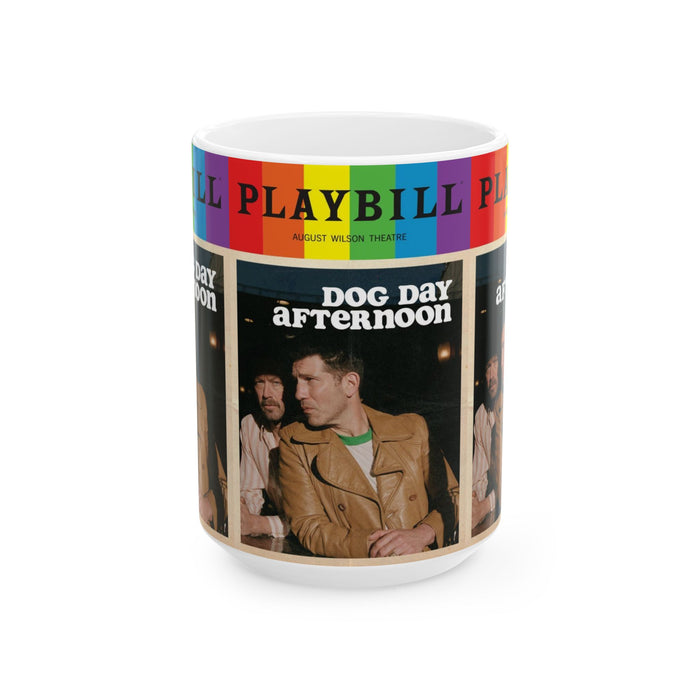 PRIDE 2026 EDITION Playbill 'Dog Day Afternoon' Ceramic Mug – Vintage Theater Poster Coffee Cup
