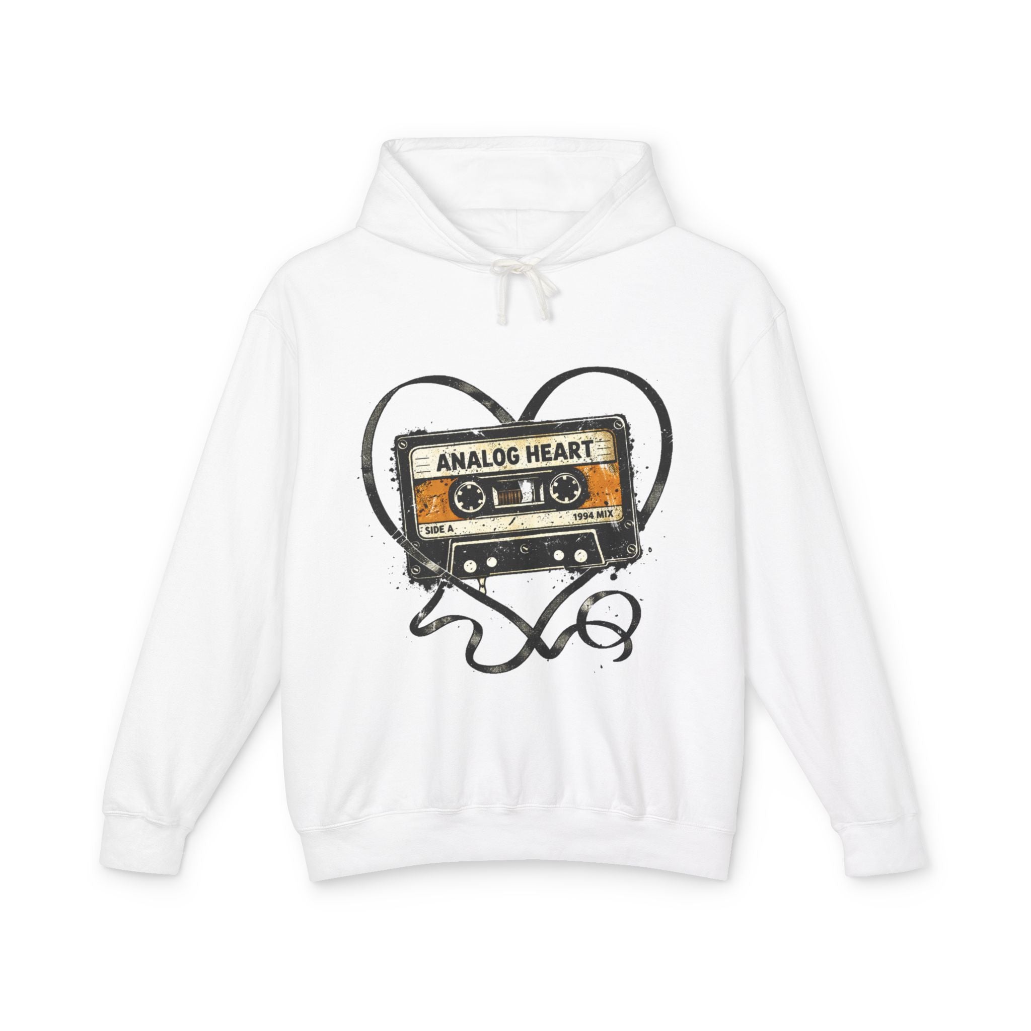 Analog Heart Cassette Hoodie - Creations by Chris and Carlos
