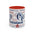 Patriotic 'Land of Glory' Accent Coffee Mug – Vintage 4th of July Americana Design - Creations by Chris and Carlos