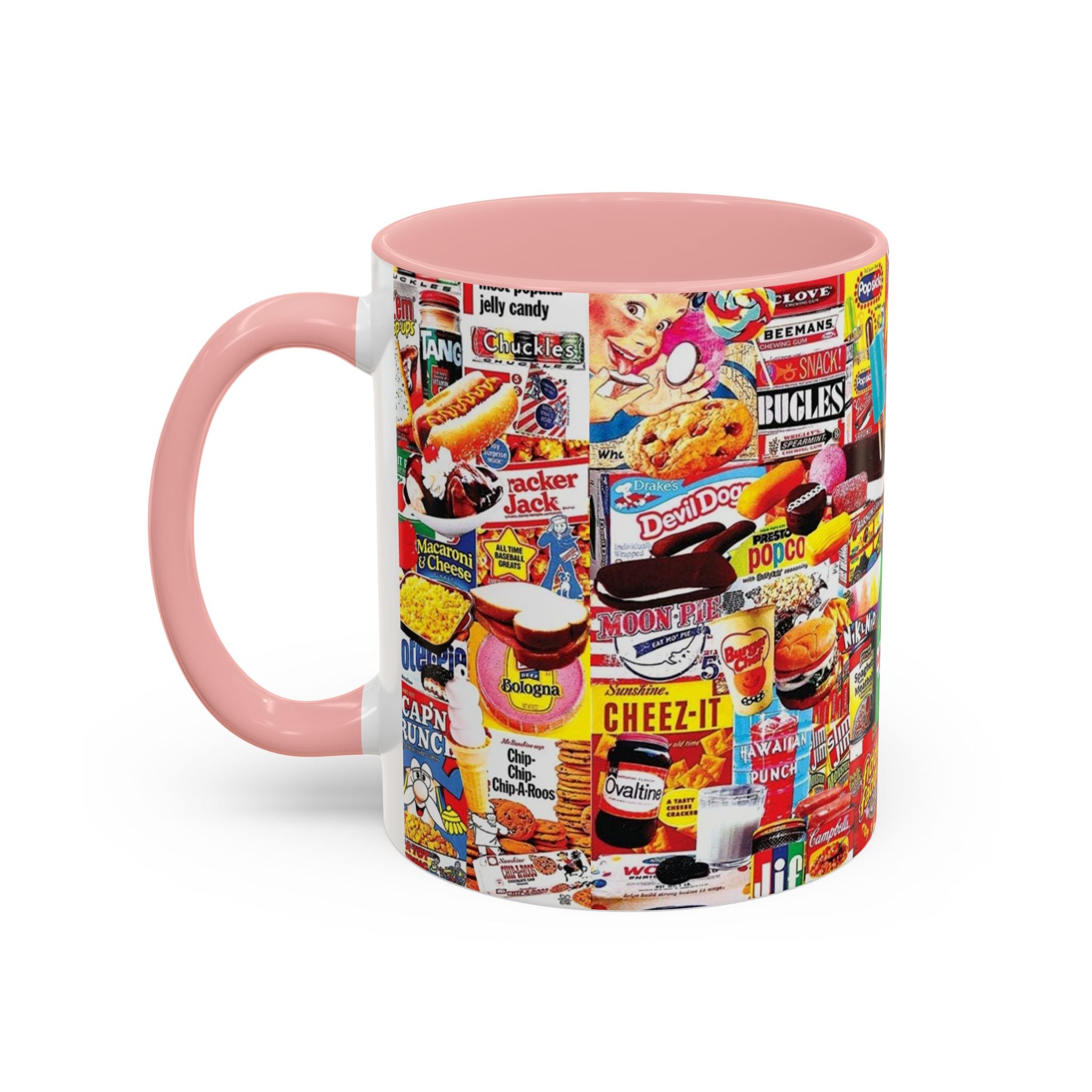 Vintage Snack Packaging Collage Coffee Mug (11/15oz) - Creations by Chris and Carlos