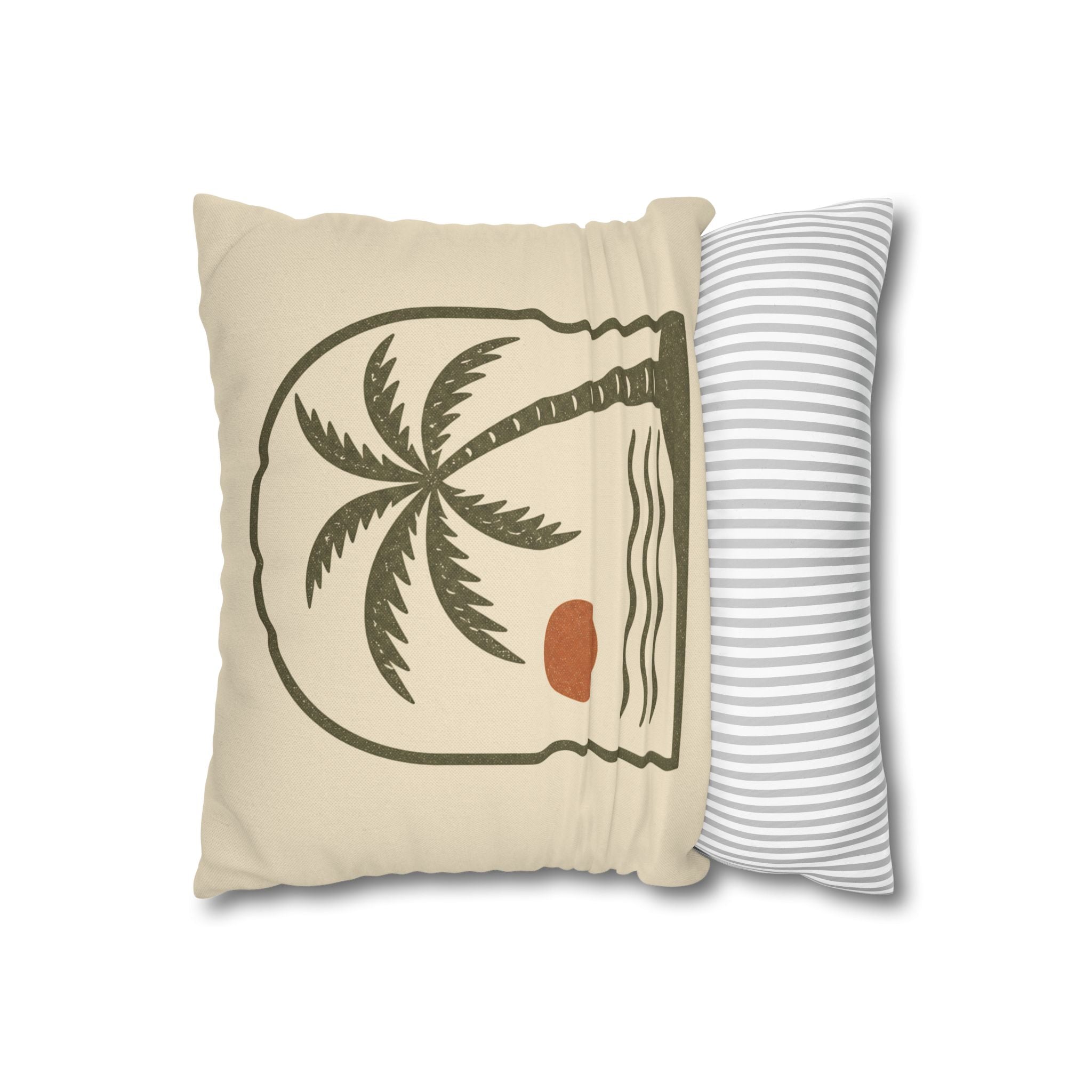Retro Palm Tree Sunset Pillowcase - Creations by Chris and Carlos