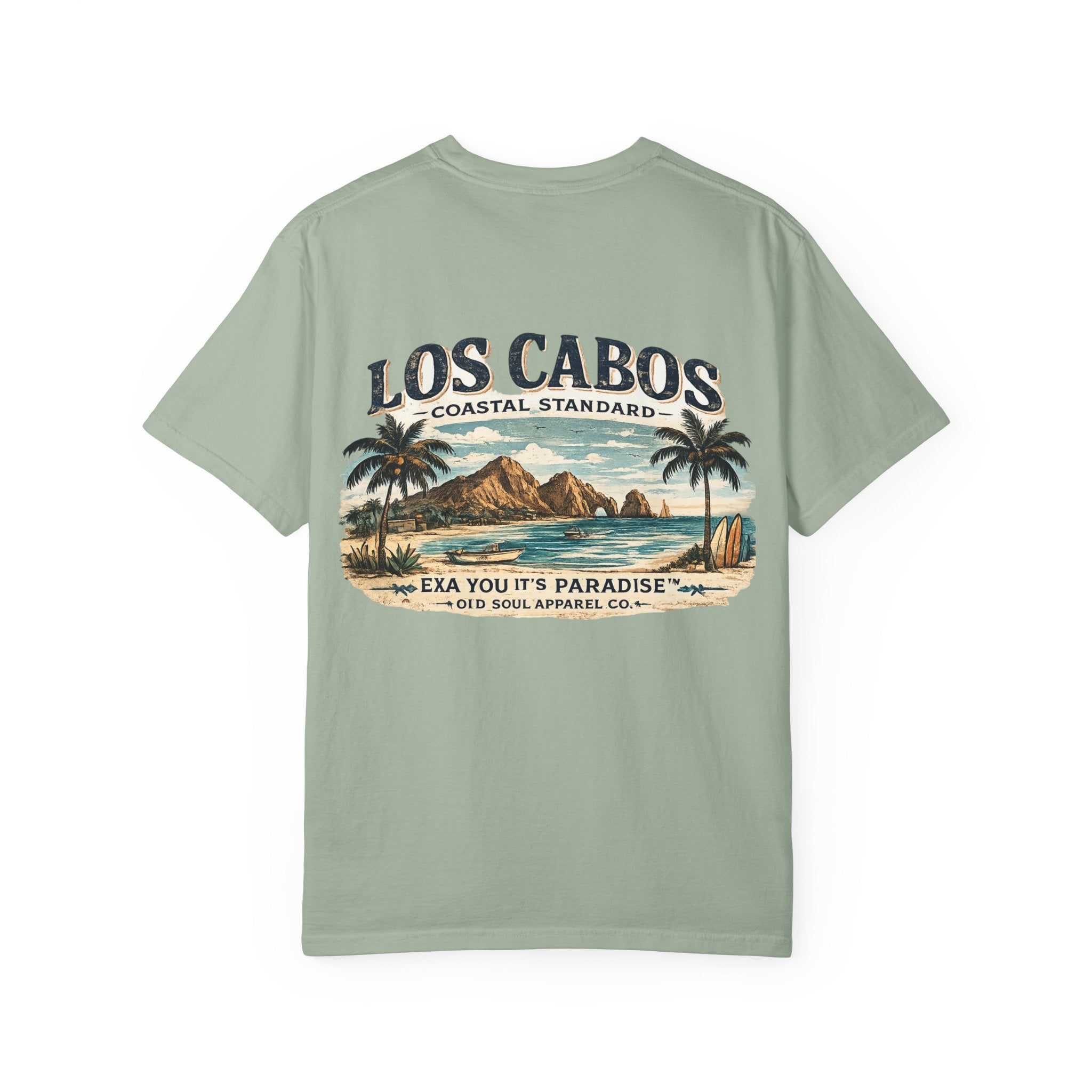 Los Cabos Paradise T-Shirt — Coastal Vintage Beach Graphic - Creations by Chris and Carlos