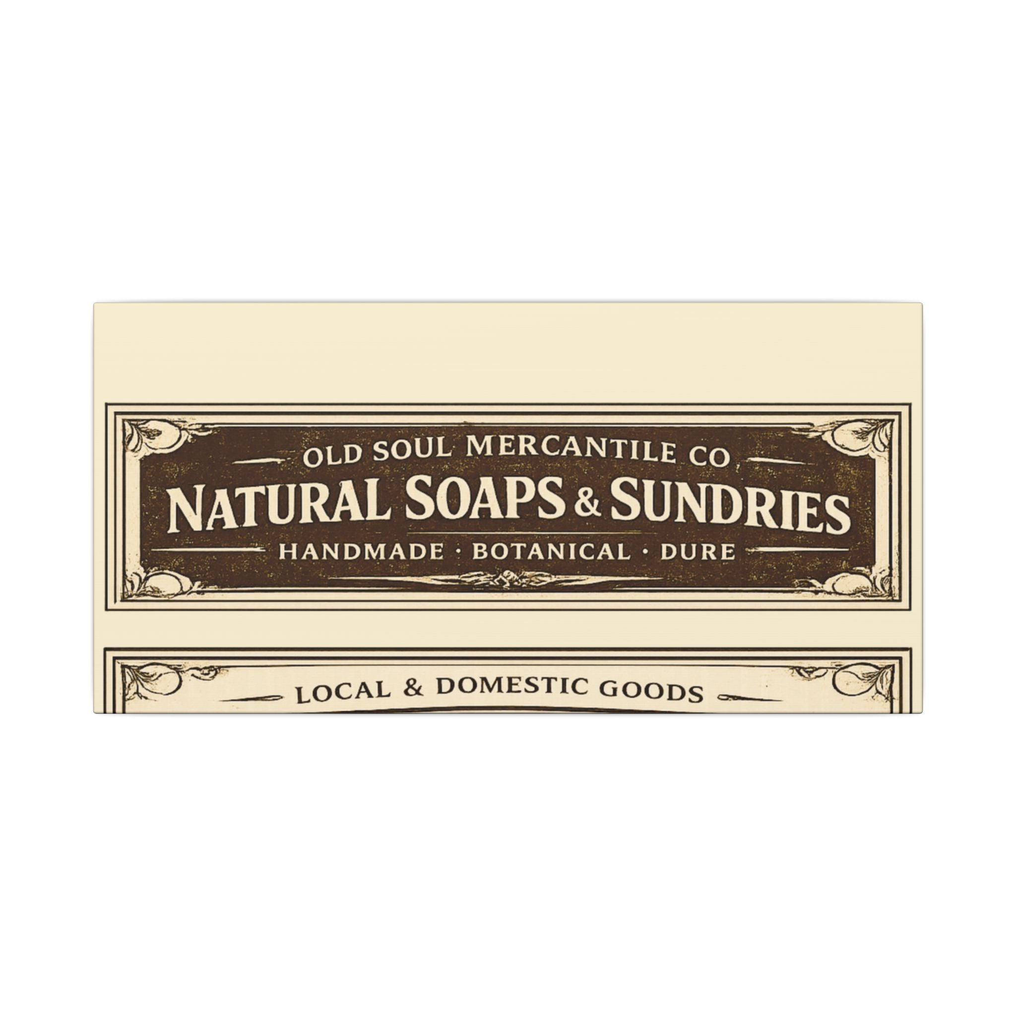 Natural Soaps & Sundries Canvas Wall Art - Creations by Chris and Carlos