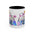 Mamma Floral Mug — Colorful 'MAMA' Lettering with Flowers & Cute Lilo Character (11oz/15oz)