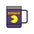 Pac-Man- Coffee Mug Tumbler, 15oz