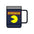 Pac-Man- Coffee Mug Tumbler, 15oz
