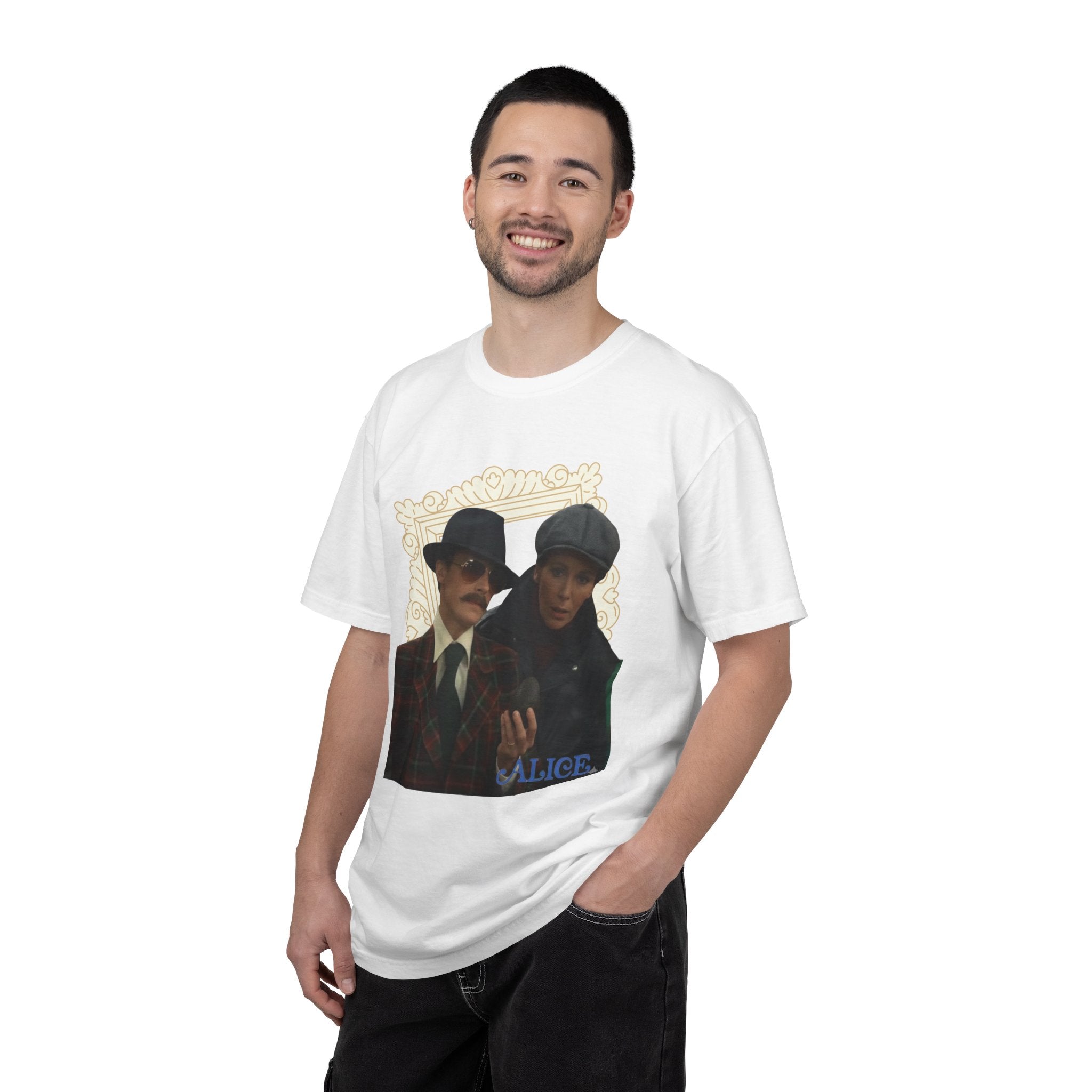 Alice Tv Show- Sam Buttler & Team Vintage Detective Portrait T-Shirt — 'Alice' Graphic Tee - Creations by Chris and Carlos