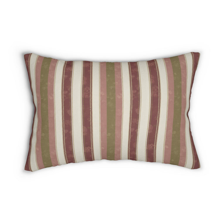 Plumstead Manor- Chic Floral Lumbar Pillow | Vintage Decorative Cushion for Cozy Home Decor, Gift Idea for Homeowners, Wedding, Housewarming - Creations by Chris and Carlos