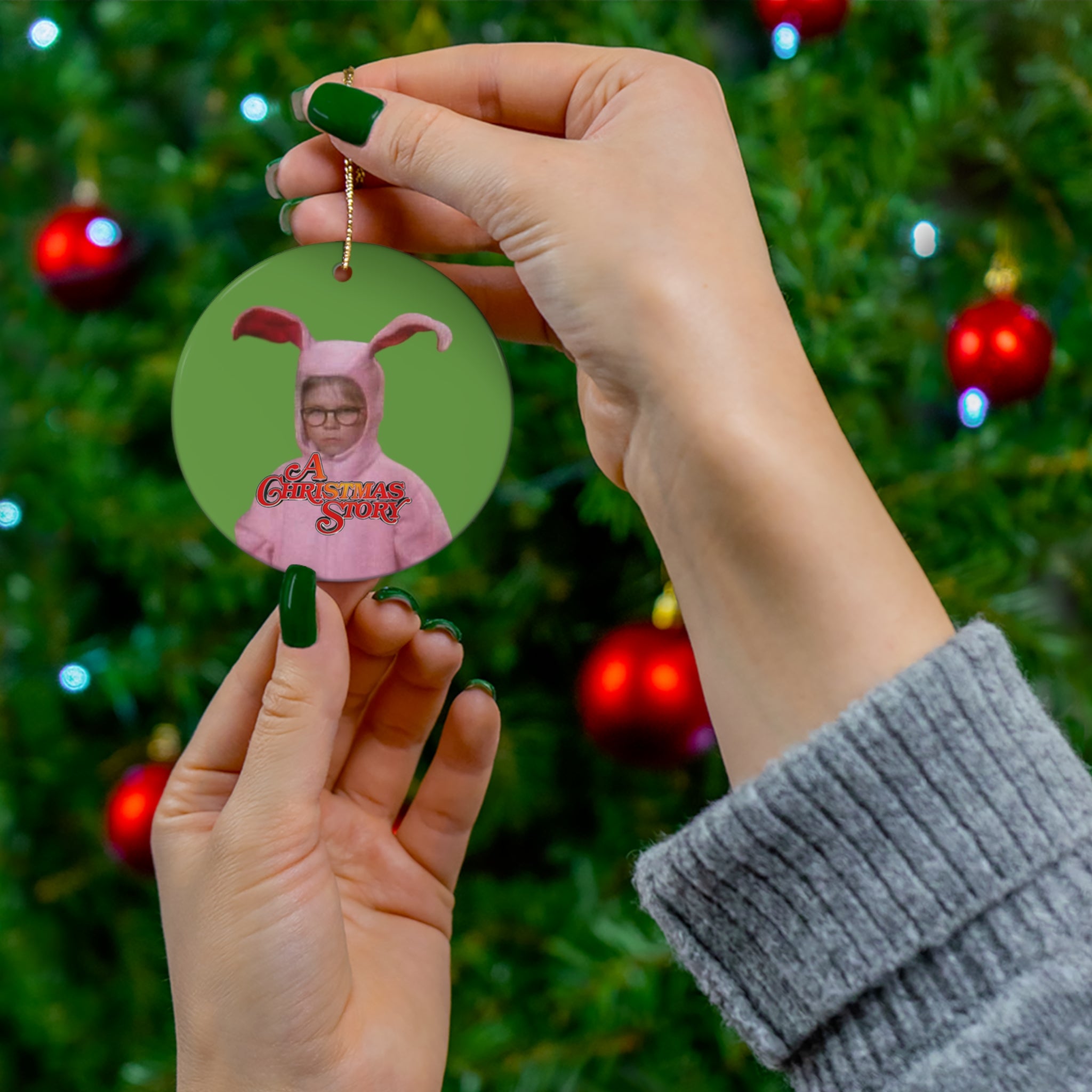 A Christmas Story- Ceramic Ornament - Creations by Chris and Carlos