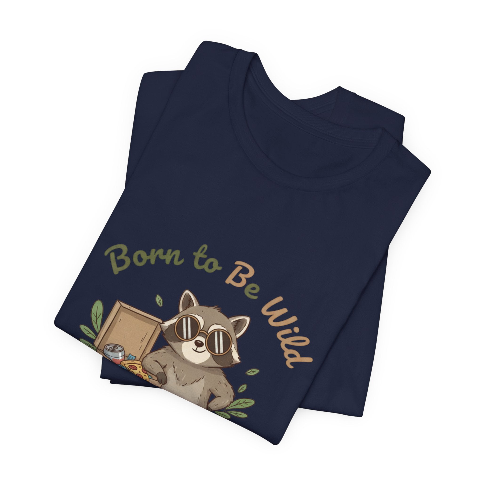 Trash Panda Raccoon Doodle Tee | goofy critter, possum art - Creations by Chris and Carlos
