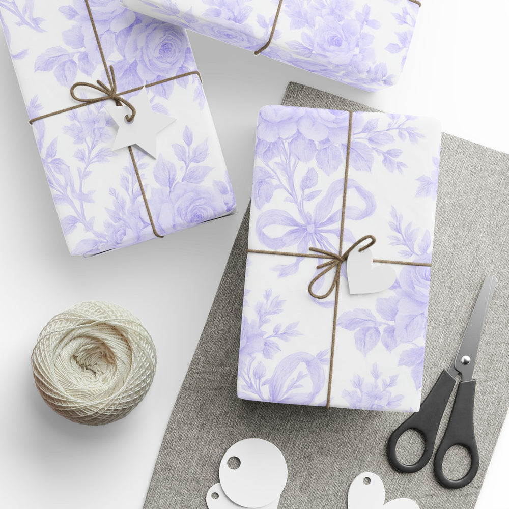 Gift Wrap Papers - Love Shack Fancy Inspired Purple Roses