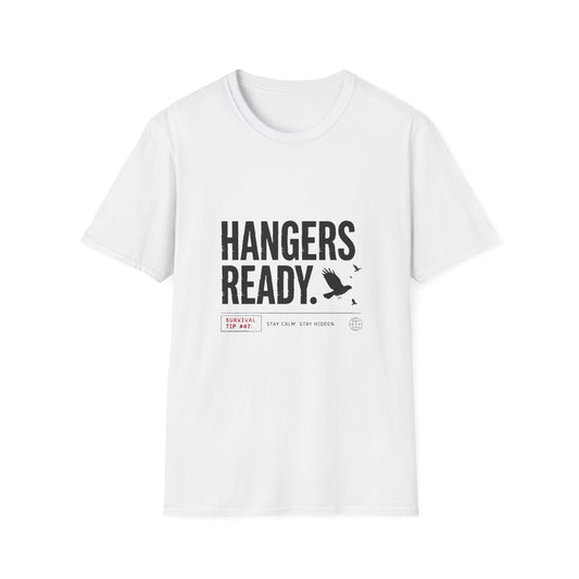 Hangers Ready T-Shirt – Casual Graphic Tee for Birdwatchers & Outdoor Fans - Creations by Chris and Carlos