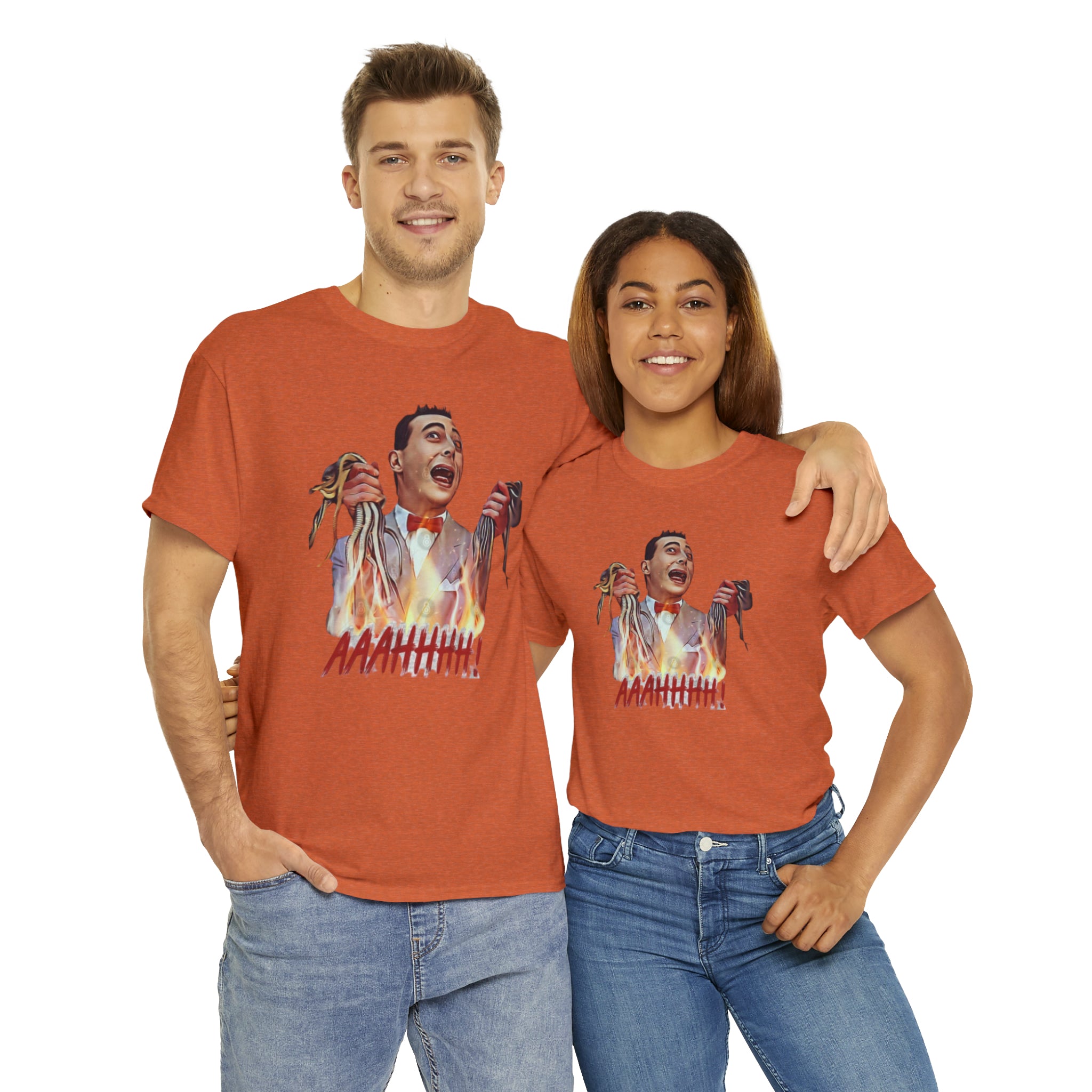 Pee Wee Herman-  Unisex Heavy Cotton T-Shirt - Creations by Chris and Carlos