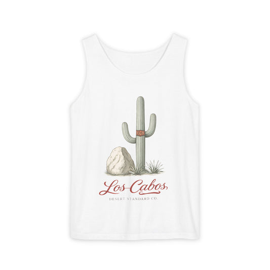 Los Cabos Cactus Tank Top — Desert Travel Graphic Tank - Creations by Chris and Carlos