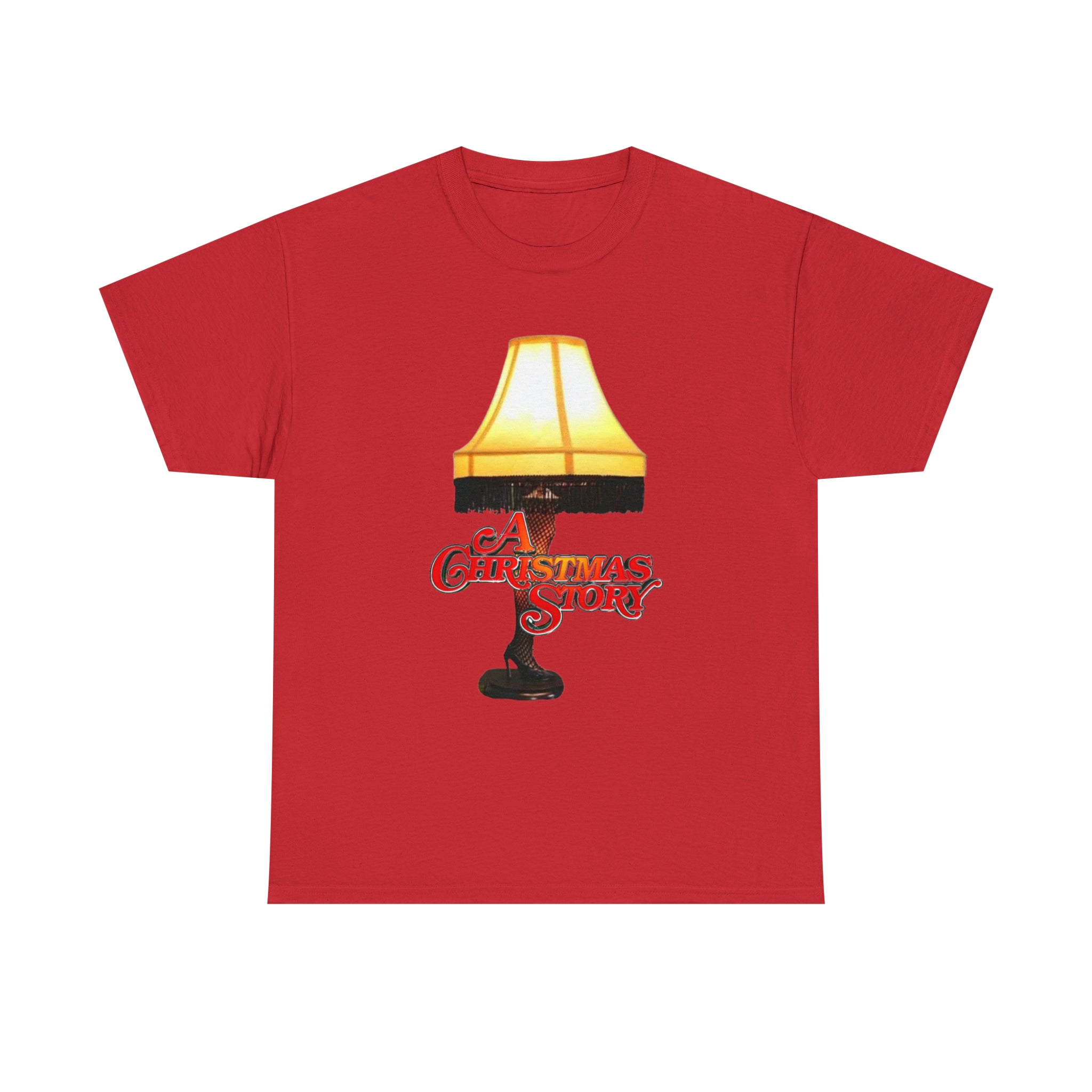 A Christmas Story- Leg Lamp Unisex Heavy Cotton T-Shirt - Creations by Chris and Carlos