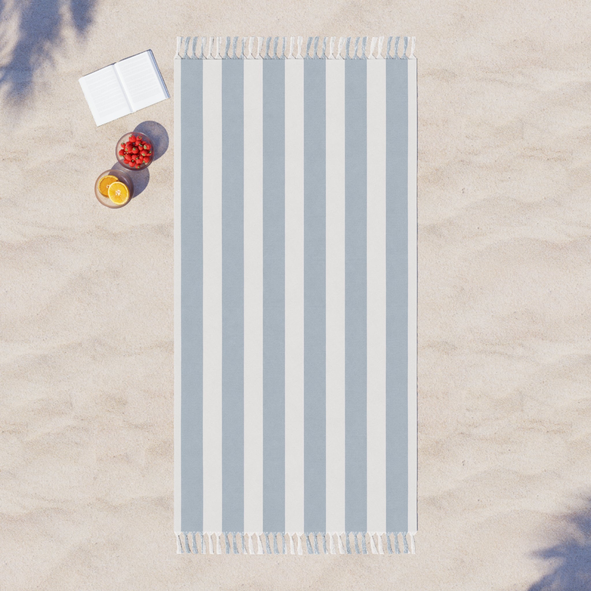 Sunwashed Coast Bundle 2 - Beach Towels(2) and our Rattan Beach Bag - Creations by Chris and Carlos