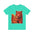 Vibrant Animal Art Tee, Unisex Short Sleeve Shirt, Tiger and Squirrel Design, Nature Lover Gift, Casual Everyday Wear