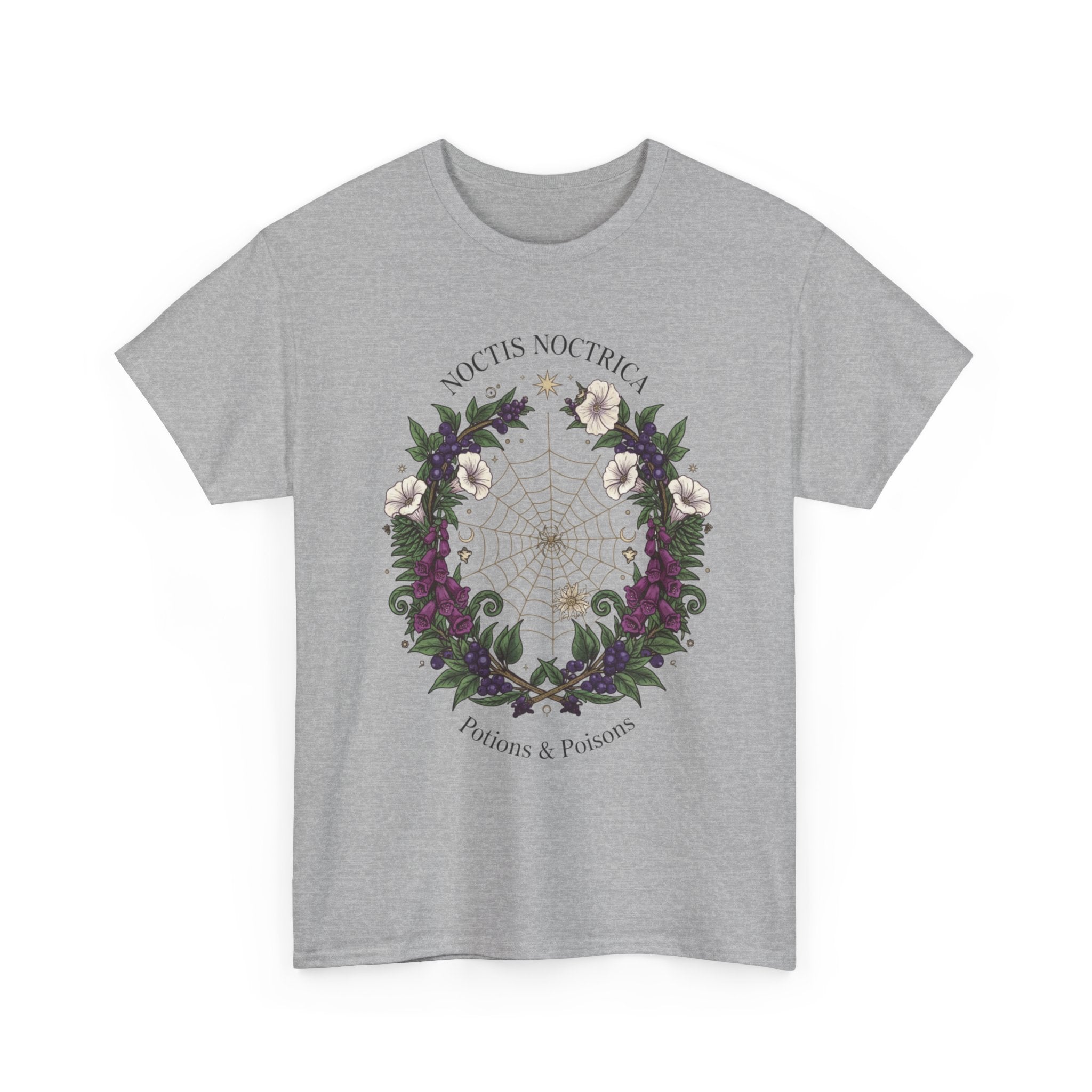 Floral Dreamcatcher Tee — "Noctis Noctraq" Protection & Purification T-Shirt - Creations by Chris and Carlos