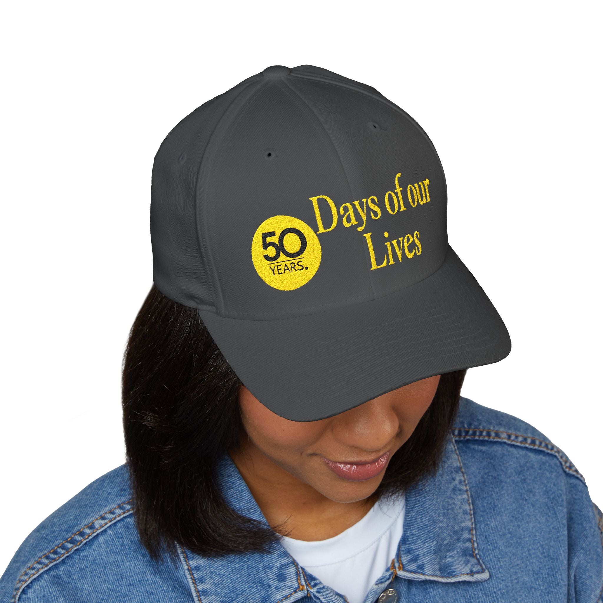 Days of Our Lives Embroidered Cap, Stylish Baseball Hat, Gift for Fans, Summer Accessory, Adjustable Cap - Creations by Chris and Carlos