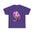Purple Botanical Unisex Heavy Cotton Tee | Quirky Graphic T-Shirt, Casual Wear, Plant Lover Gift, Unisex Apparel, Eco-Friendly Fashion