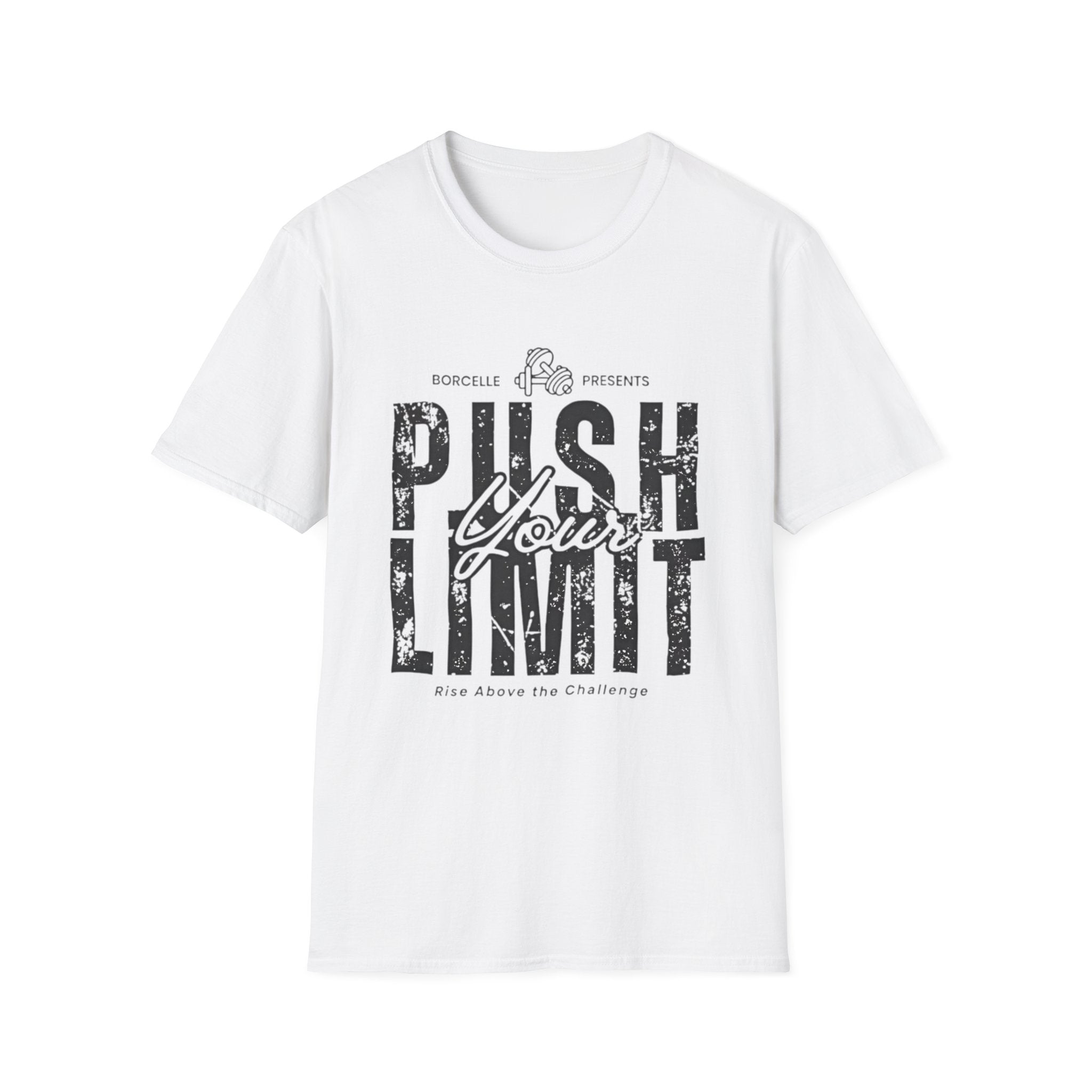 Push Your Limit T-Shirt — Motivational Gym Workout Tee - Creations by Chris and Carlos