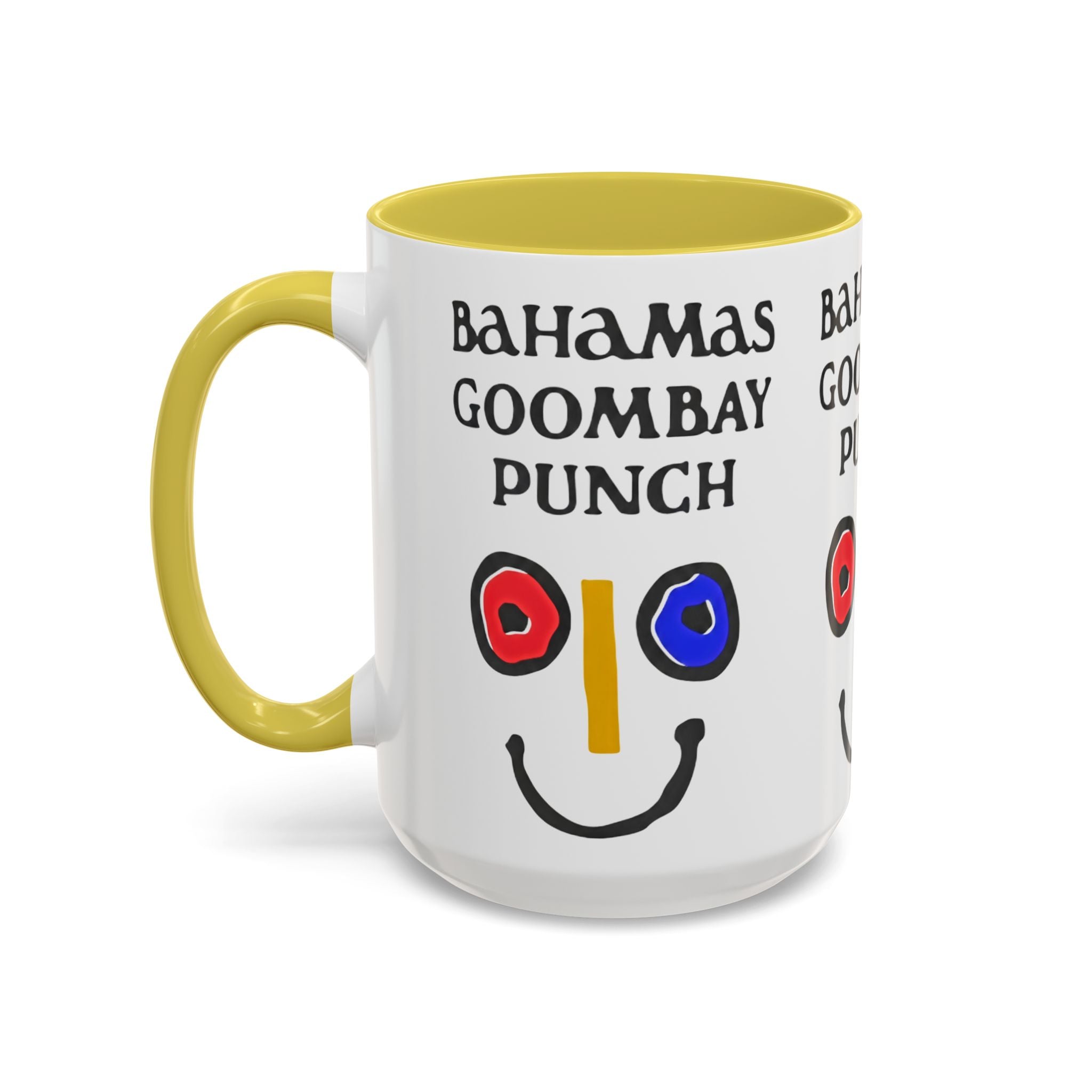 Bahamas Goombay Punch Mug — Colorful Caribbean Smile Coffee Cup (11oz, 15oz) - Creations by Chris and Carlos