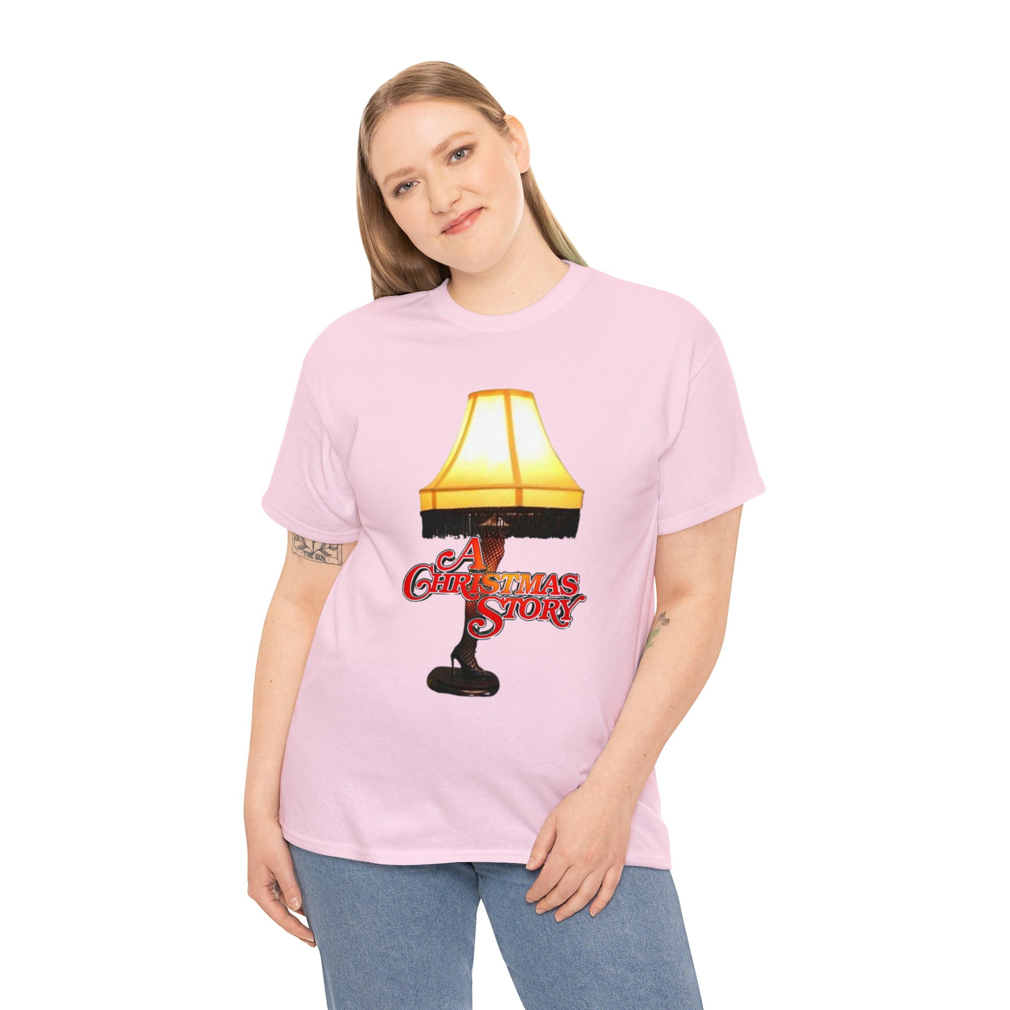 A Christmas Story- Leg Lamp Unisex Heavy Cotton T-Shirt - Creations by Chris and Carlos