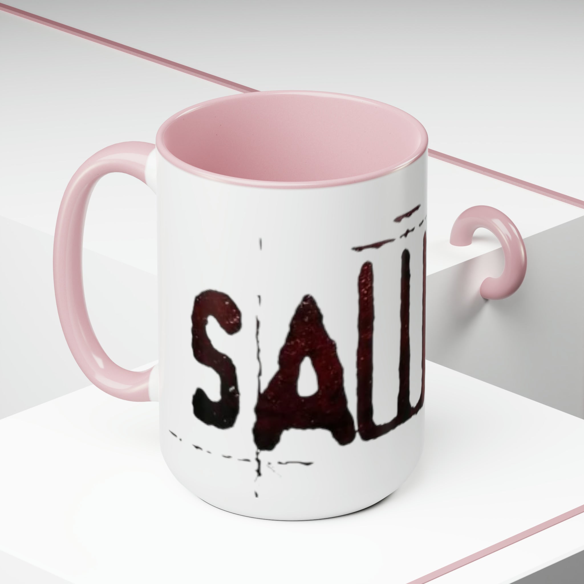 Saw X Movie-  Two-Tone Coffee Mugs, 15oz - Creations by Chris and Carlos