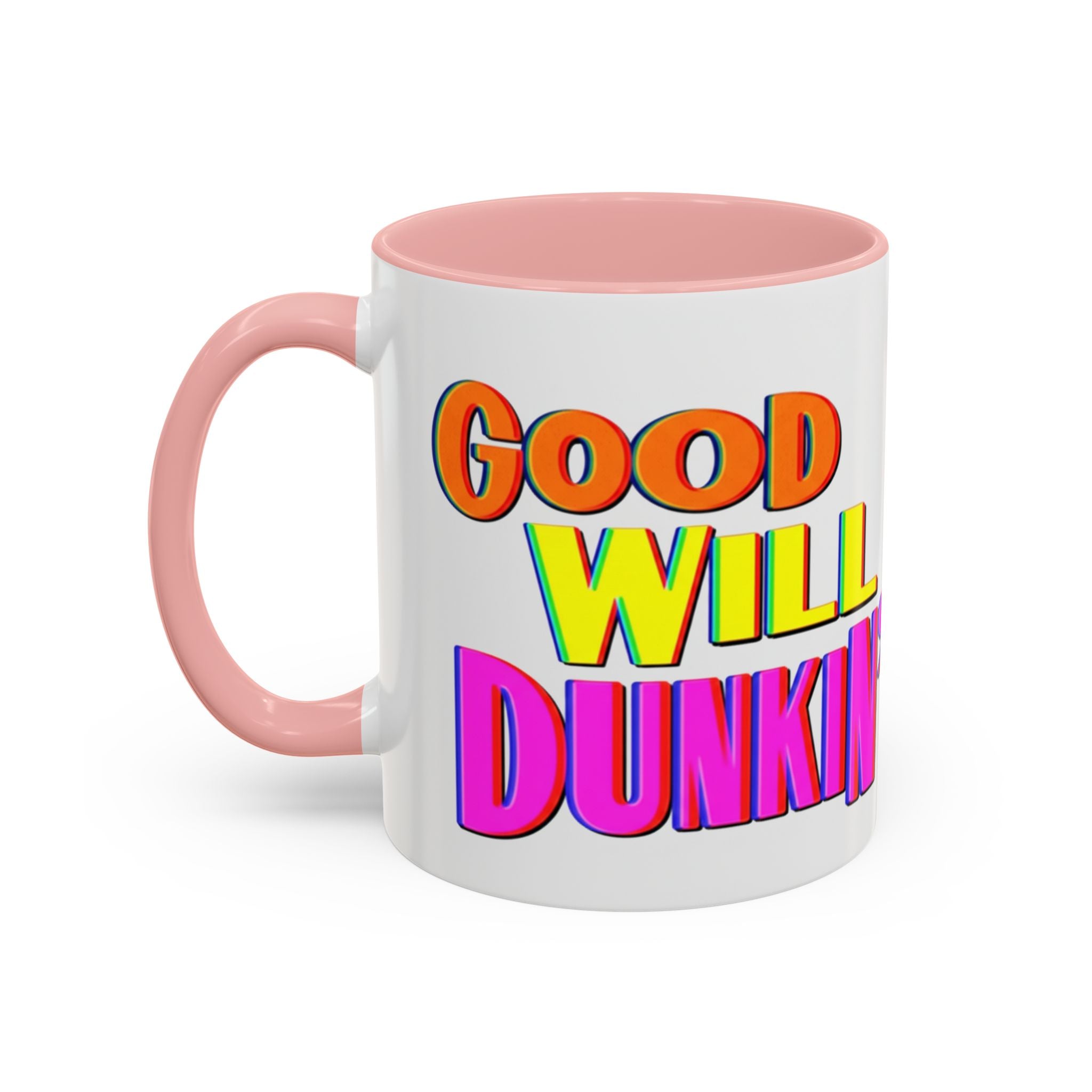 Good Will Dunkin' Coffee Mug — Colorful Retro Donut Lover Gift (11/15oz) - Creations by Chris and Carlos