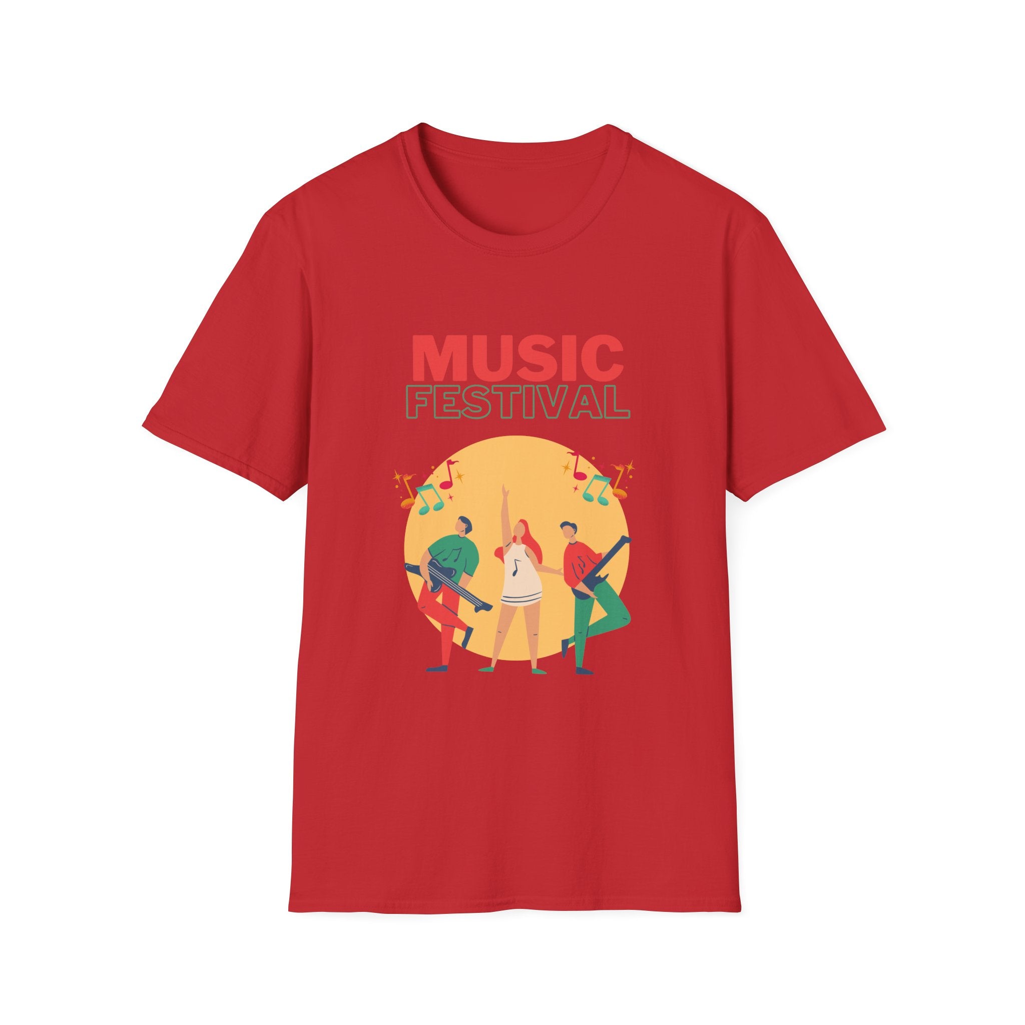 Music Festival T-Shirt — Live Band Concert Graphic Tee - Creations by Chris and Carlos